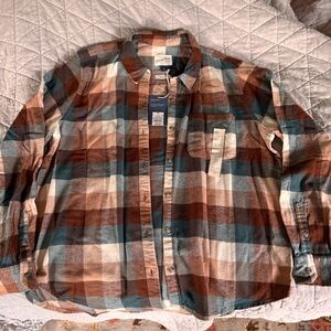 NWT Universal Thread Plaid Flannel Long Sleeve Shirt